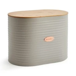Dunelm Metal Bread Bin With Badge Sage -Dunelm Sales Store 30796314 alt02