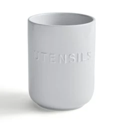 Dunelm Ceramic Utensil Holder White 7 Dunelm Ceramic Utensil Holder White -Dunelm Sales Store 30796453 alt02