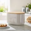 Dunelm Ceramic Bread Bin Grey -Dunelm Sales Store 30796458