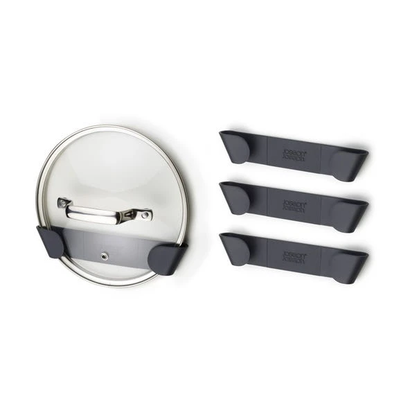 Joseph Joseph Set Of 4 Pan Lid Holders Grey 4 Joseph Joseph Set Of 4 Pan Lid Holders Grey - Image 2
