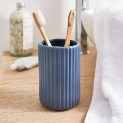 Dunelm Ceramic Ribbed Tumbler
