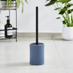 Dunelm Ceramic Ribbed Toilet Brush