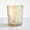 Dunelm Luxe Palm Amber Tumbler Glass