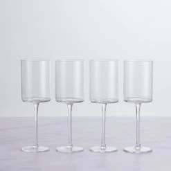 Dunelm Set Of 4 Montreal Red Wine Glasses