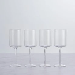 Dunelm Set Of 4 Montreal White Wine Glasses