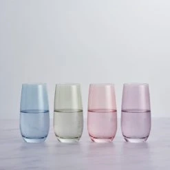 Dunelm Set Of 4 Pastel Highball Tumblers 12 Dunelm Set Of 4 Pastel Highball Tumblers -Dunelm Sales Store 30797563 alt05