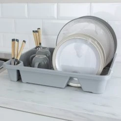 Wham Upcycled Large Grey Dish Drainer 8 Wham Upcycled Large Grey Dish Drainer -Dunelm Sales Store 30798486 alt02