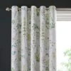 Dorma Flora Botanica Green Blackout Eyelet Curtains 2 Dorma Flora Botanica Green Blackout Eyelet Curtains -Dunelm Sales Store 30798748