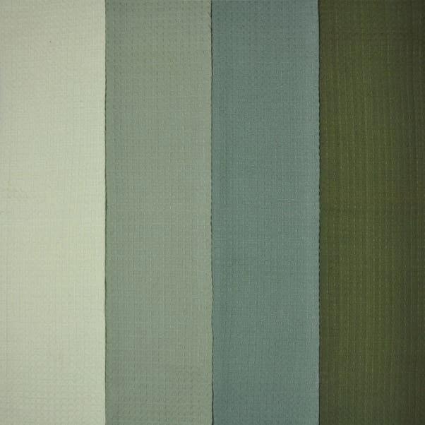 Dunelm Isabelle Waffle Pack Of 4 Tea Towels Greens 4 Dunelm Isabelle Waffle Pack Of 4 Tea Towels Greens - Image 2