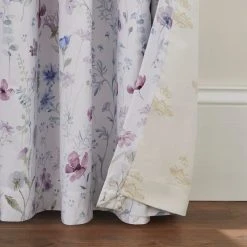 Dorma Wildlflower Mauve Blackout Pencil Pleat Curtains 8 Dorma Wildlflower Mauve Blackout Pencil Pleat Curtains -Dunelm Sales Store 30799108 alt02