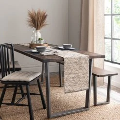 Dunelm Aztec Jute Table Runner