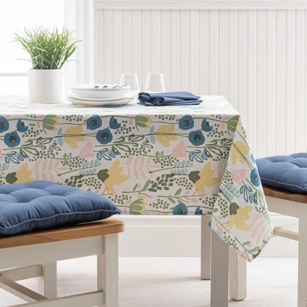 Dunelm Abstract Floral Wipe Clean Tablecloth 3 Dunelm Abstract Floral Wipe Clean Tablecloth