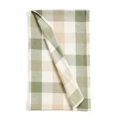 Dunelm Large Sage Woven Check Table Runner -Dunelm Sales Store 30800396 alt02
