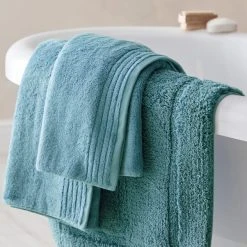 Dorma Tencel Sumptuously Soft Turquoise Towel