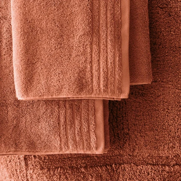 Dorma Tencel Sumptuously Soft Samira Orange Towel 6 Dorma Tencel Sumptuously Soft Samira Orange Towel - Image 4