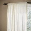 Pineapple Elephant Zofia Broderie Anglaise Slot Top Voile Curtain Panel -Dunelm Sales Store 30800834