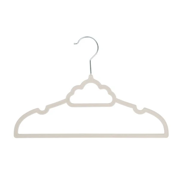 Dunelm Flocked Kids Cloud Shaped Hangers Set Of 25 5 Dunelm Flocked Kids Cloud Shaped Hangers Set Of 25 - Image 3