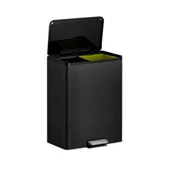 EKO Essential 20/20 Litre Recycler Steel Bin 11 EKO Essential 20/20 Litre Recycler Steel Bin -Dunelm Sales Store 30802508 alt04
