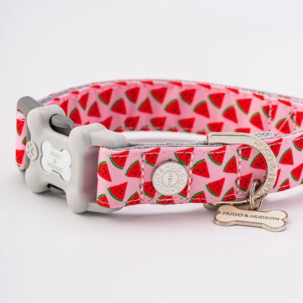 Hugo & Hudson Watermelon Bone Buckle Dog Collar 6 Hugo & Hudson Watermelon Bone Buckle Dog Collar - Image 4