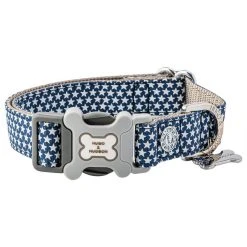 Hugo & Hudson Star Bone Buckle Dog Collar