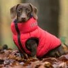 Hugo & Hudson Red Reversible Dog Puffer Coat -Dunelm Sales Store 30802699