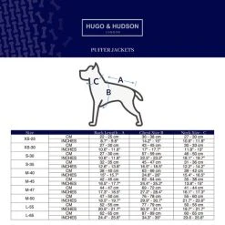 Hugo & Hudson Black Reversible Dog Puffer Coat -Dunelm Sales Store 30802714 alt02