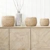 Pacific Lifestyle Set Of 3 Plaited Natural Seagrass & Palm 2-Toned Round Baskets 2 Pacific Lifestyle Set Of 3 Plaited Natural Seagrass & Palm 2-Toned Round Baskets -Dunelm Sales Store 30803515