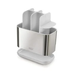 Joseph Joseph EasyStore Steel Toothbrush Caddy Large White -Dunelm Sales Store 30807019 alt03
