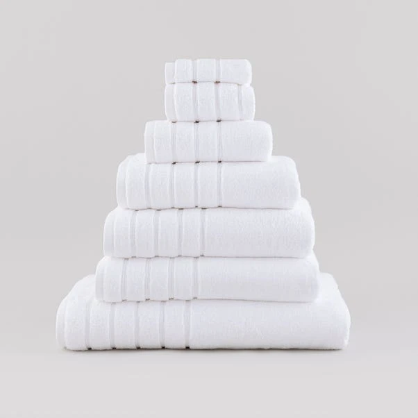 Dunelm Ultimate Towel White 4 Dunelm Ultimate Towel White - Image 2