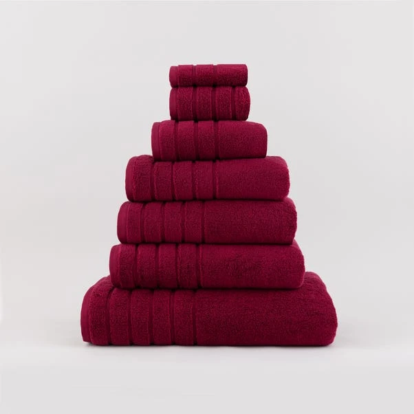 Dunelm Ultimate Towel Cerise 4 Dunelm Ultimate Towel Cerise - Image 2