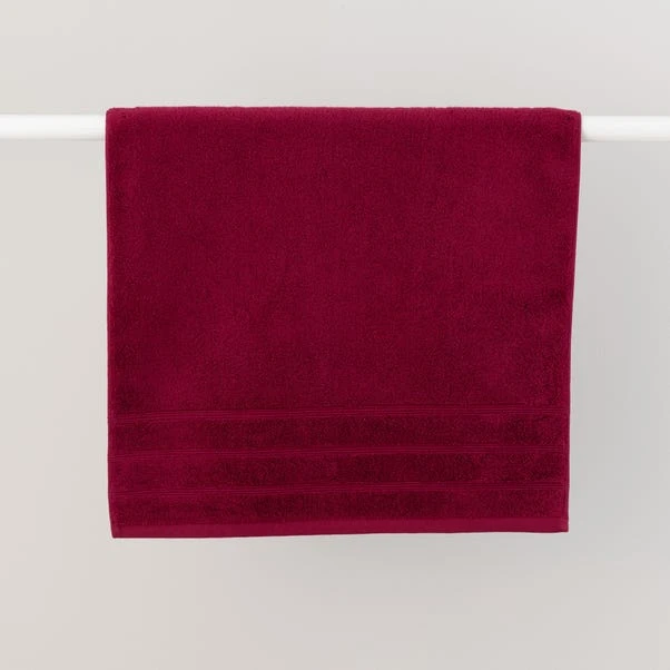 Dunelm Ultimate Towel Cerise 5 Dunelm Ultimate Towel Cerise - Image 3