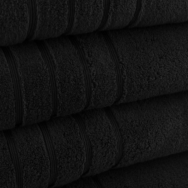 Dunelm Ultimate Towel Black 6 Dunelm Ultimate Towel Black - Image 4