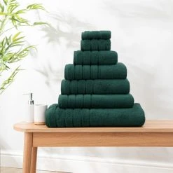 Dunelm Ultimate Towel Bottle Green