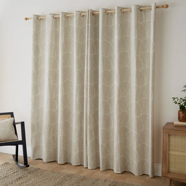 Dunelm Artisanal Natural Eyelet Curtains 6 Dunelm Artisanal Natural Eyelet Curtains - Image 4