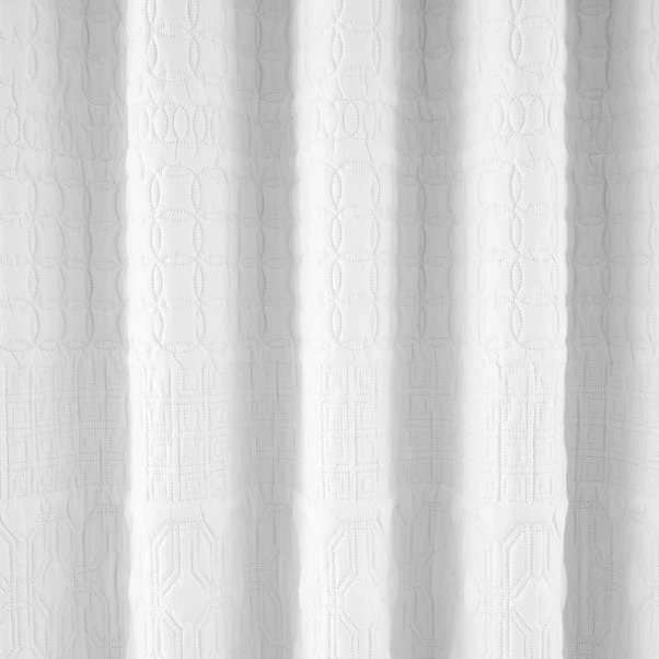 Dunelm Billie Pinsonic Global White Blackout Eyelet Curtains 5 Dunelm Billie Pinsonic Global White Blackout Eyelet Curtains - Image 3