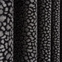 Dunelm Animal Cut Velvet Charcoal Eyelet Curtains 10 Dunelm Animal Cut Velvet Charcoal Eyelet Curtains -Dunelm Sales Store 30808482 alt02