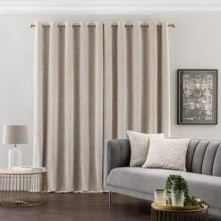Dunelm Animal Cut Velvet Natural Eyelet Curtains -Dunelm Sales Store 30808502 alt04