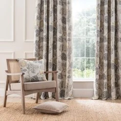 Dunelm Chianti Jacobean Ochre Eyelet Curtains 11 Dunelm Chianti Jacobean Ochre Eyelet Curtains -Dunelm Sales Store 30808512 alt03