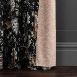 Dunelm Paradise Cheetah Green Eyelet Curtains 13 Dunelm Paradise Cheetah Green Eyelet Curtains -Dunelm Sales Store 30808542 alt06