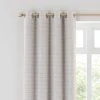 Churchgate Woodhouse Boucle Grey Eyelet Curtains