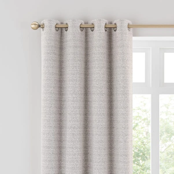 Churchgate Woodhouse Boucle Grey Eyelet Curtains 3 Churchgate Woodhouse Boucle Grey Eyelet Curtains