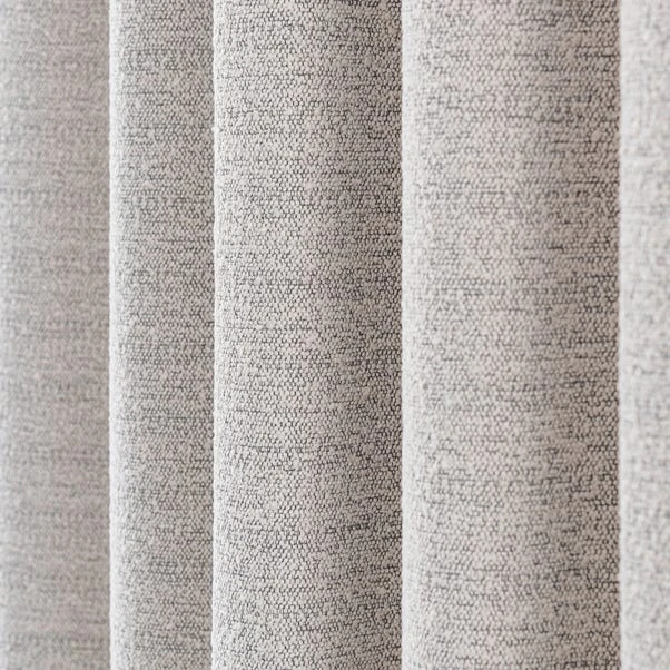 Churchgate Woodhouse Boucle Grey Eyelet Curtains 5 Churchgate Woodhouse Boucle Grey Eyelet Curtains - Image 3