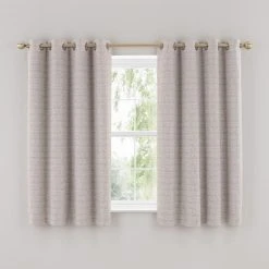 Churchgate Woodhouse Boucle Grey Eyelet Curtains 11 Churchgate Woodhouse Boucle Grey Eyelet Curtains -Dunelm Sales Store 30808652 alt05