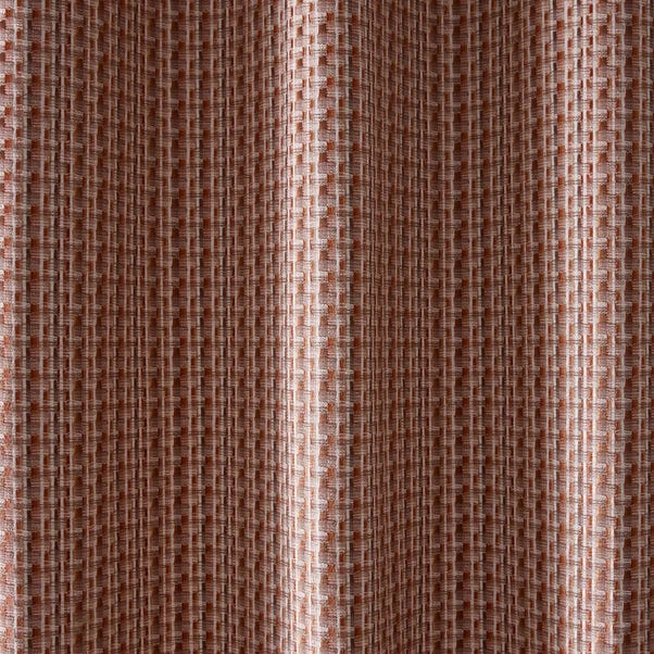 Dunelm Ryder Check Rust Eyelet Curtains 5 Dunelm Ryder Check Rust Eyelet Curtains - Image 3