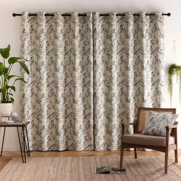 Dunelm Sapo Green Eyelet Curtains 6 Dunelm Sapo Green Eyelet Curtains - Image 4