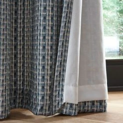 Dunelm Ryder Check Blue Eyelet Curtains 13 Dunelm Ryder Check Blue Eyelet Curtains -Dunelm Sales Store 30809393 alt06
