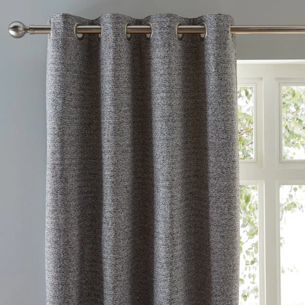 Dunelm Murano Grey Eyelet Curtains 3 Dunelm Murano Grey Eyelet Curtains