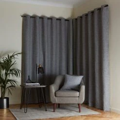 Dunelm Murano Grey Eyelet Curtains 11 Dunelm Murano Grey Eyelet Curtains -Dunelm Sales Store 30809413 alt04