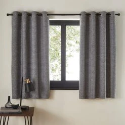 Dunelm Murano Grey Eyelet Curtains 12 Dunelm Murano Grey Eyelet Curtains -Dunelm Sales Store 30809413 alt05