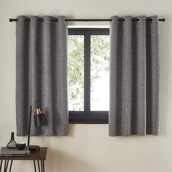 Dunelm Murano Grey Eyelet Curtains 7 Dunelm Murano Grey Eyelet Curtains - Image 5